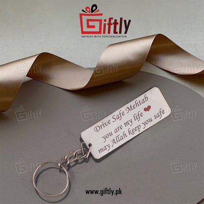 Customize Metal Plate Keychain