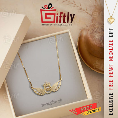 Customize Necklace + Free Heart Pendant with Premium Packaging