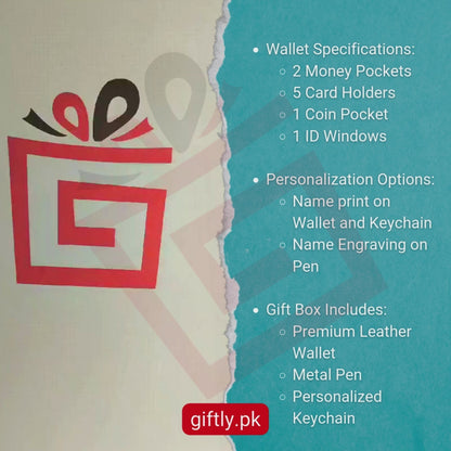 Customize Wallet, Keychain, and Pen with Premium Packaging