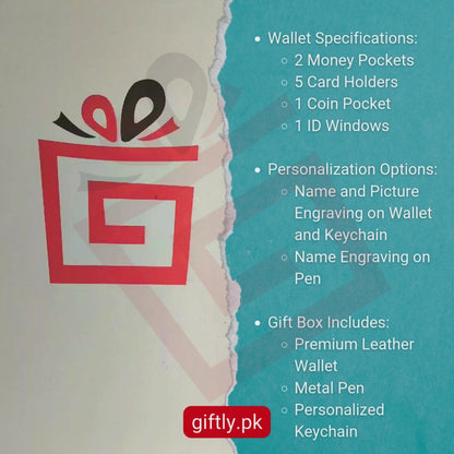 Customize Wallet, Keychain, and Pen with Premium Packaging